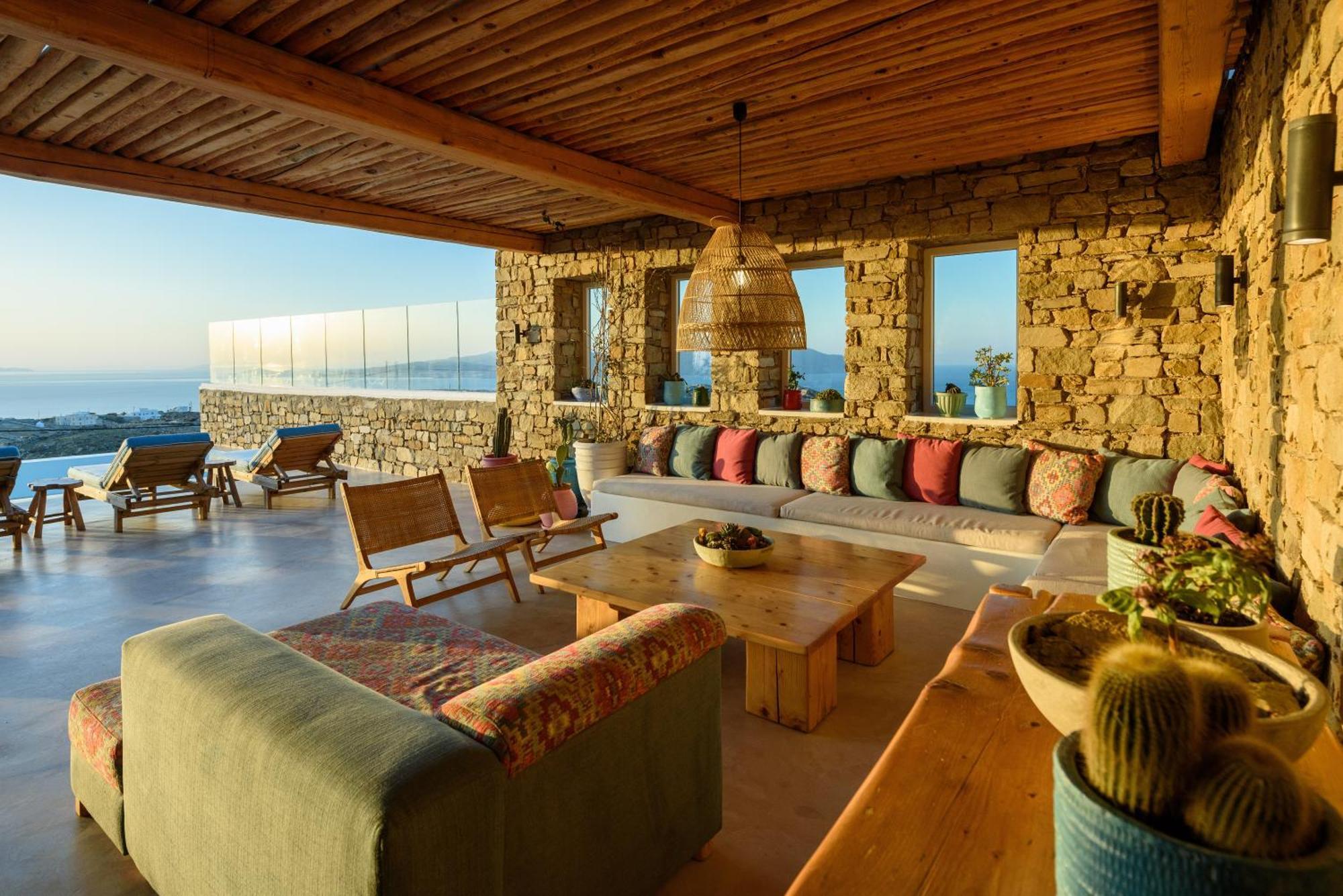 Villa Joy - Sunset Sea View Villa Mykonos Town المظهر الخارجي الصورة