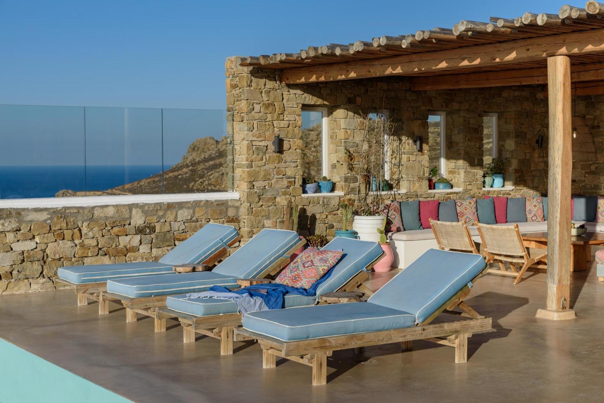 Villa Joy - Sunset Sea View Villa Mykonos Town المظهر الخارجي الصورة