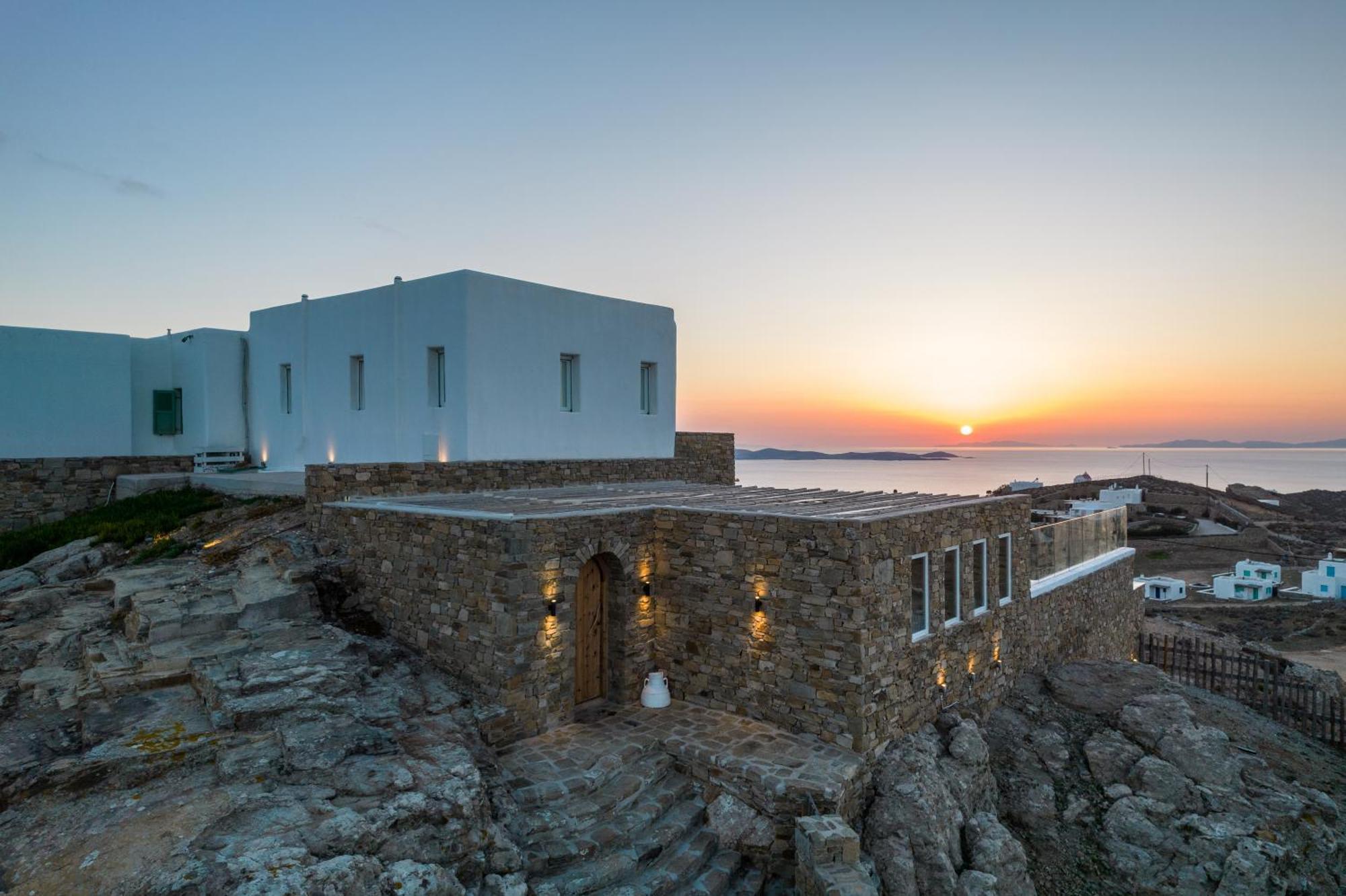 Villa Joy - Sunset Sea View Villa Mykonos Town المظهر الخارجي الصورة