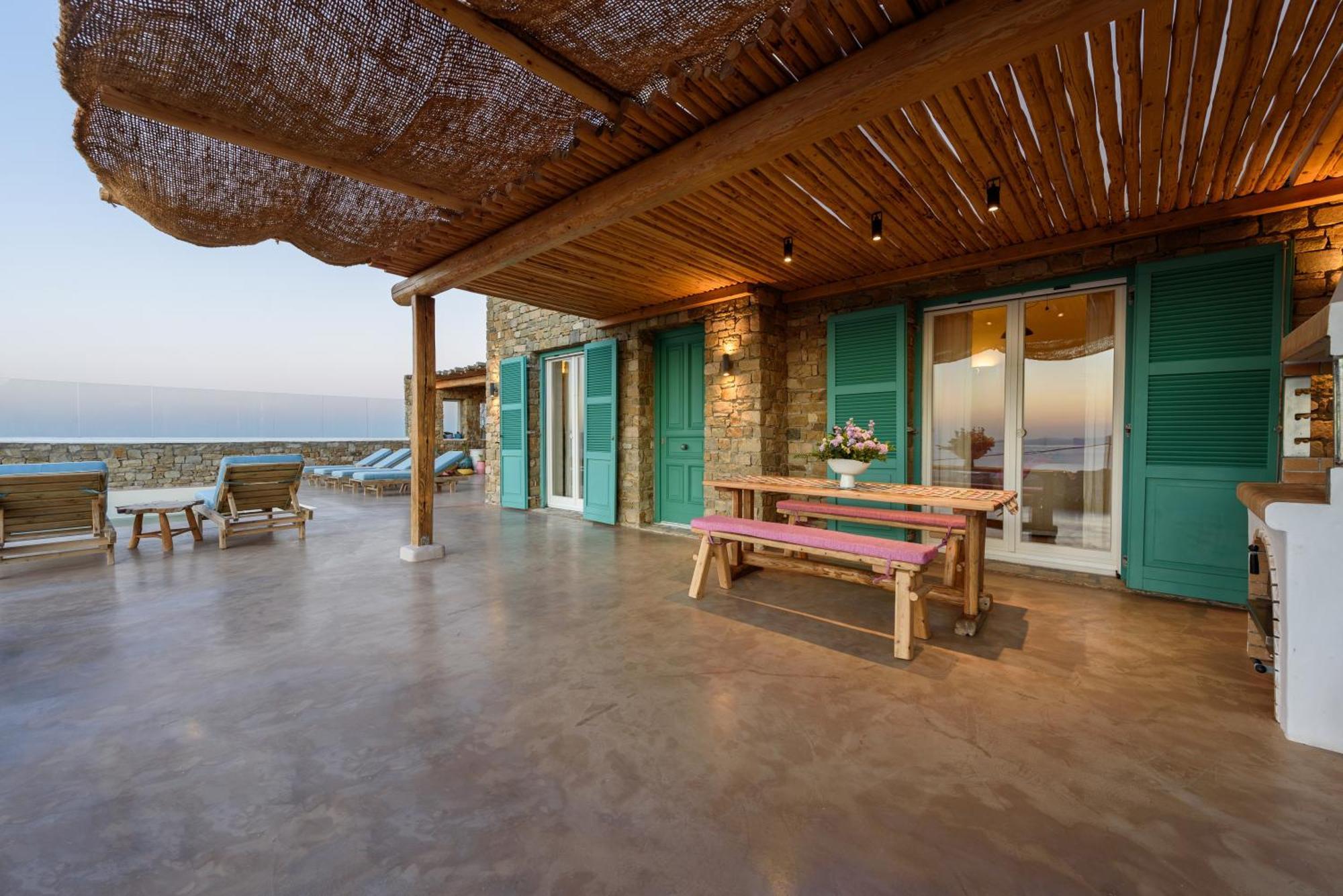 Villa Joy - Sunset Sea View Villa Mykonos Town المظهر الخارجي الصورة